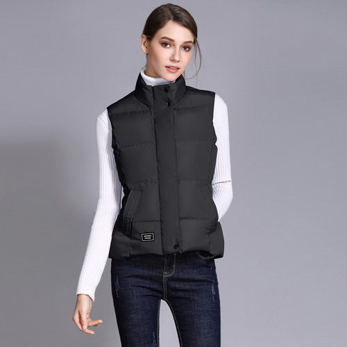 S-3XL Female Top Quality Vest Sleeveless Jacket